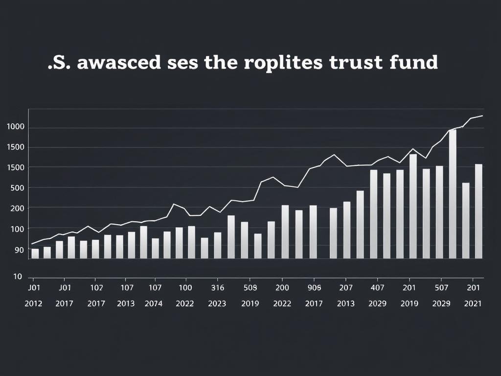 A striking data visualization depicting the annual amounts borrowed from the U.S. Social Security trust fund over the decades. Set against a muted, institutional background, a series of carefully crafted line graphs and bar charts flow across the composition, each element precisely rendered in a neutral color palette. The graphs are illuminated by soft, directional lighting, creating depth and dimension. The overall tone is authoritative yet accessible, inviting the viewer to engage with this important financial data. The composition is balanced, the data visualized in a clear and compelling manner, reflecting the gravity and significance of this topic.