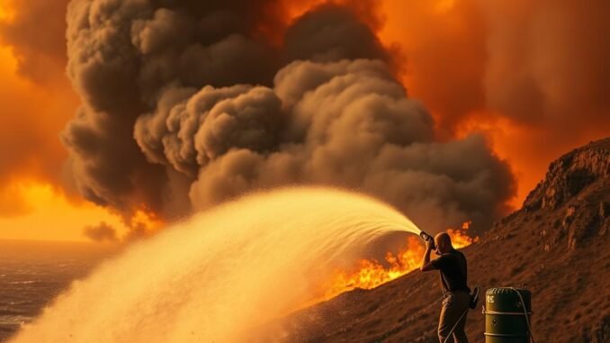 can salt water put out fires