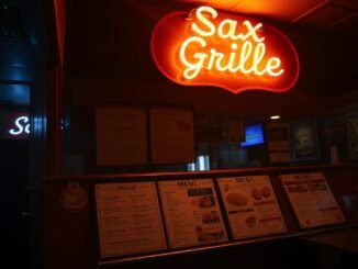 sax grille menu