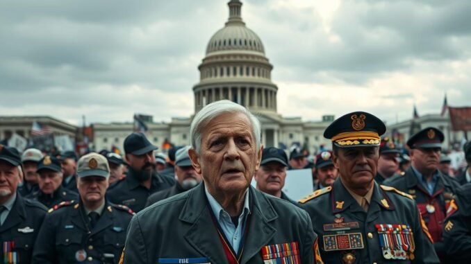 veterans arrested at capitol